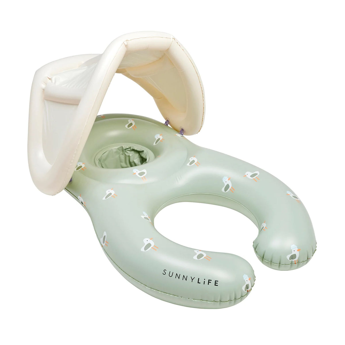 Float Together Baby Seat - Sammy the Seagull Green