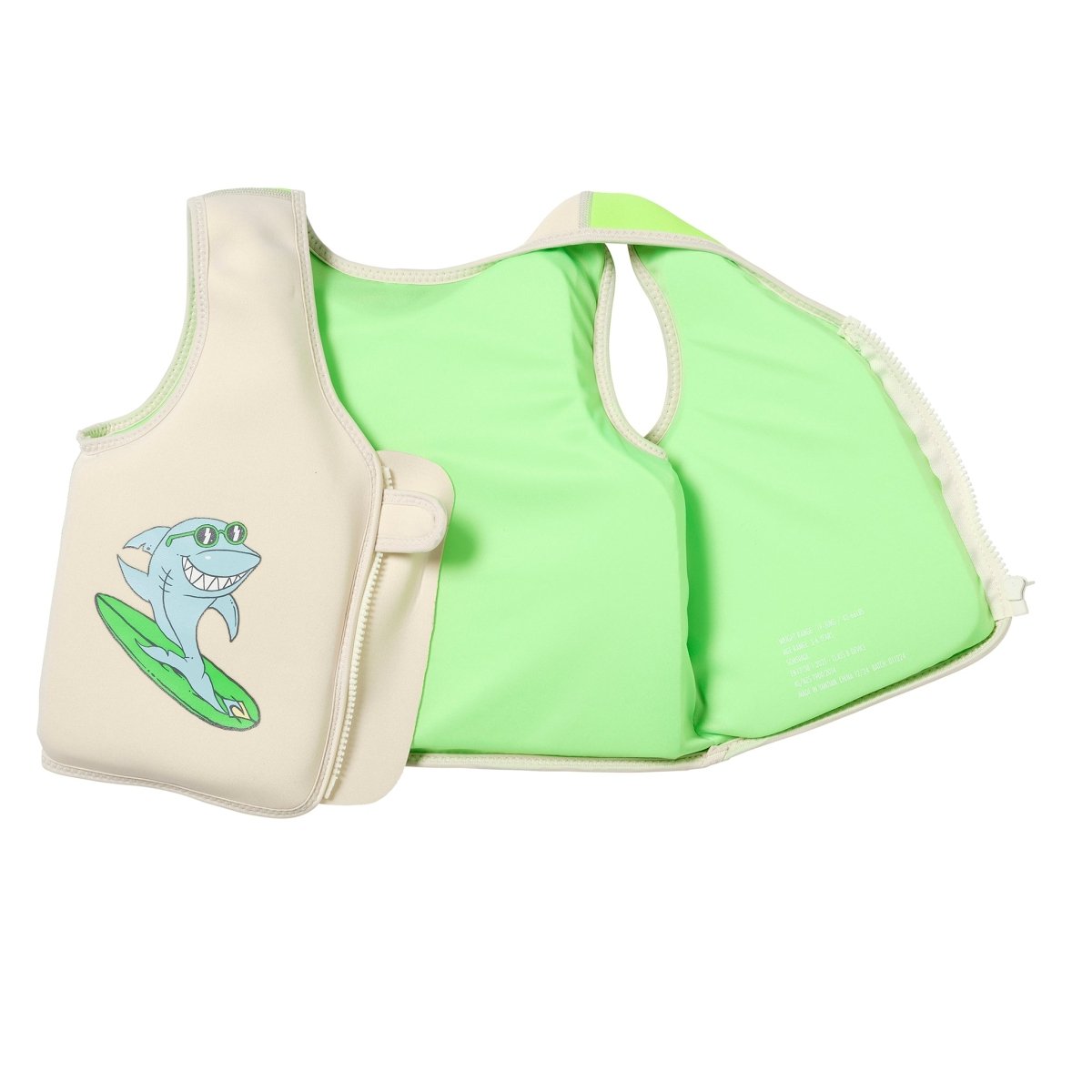 Kids Swim Vest 3 - 6 - Shred Shark - SUNNYLiFE AU