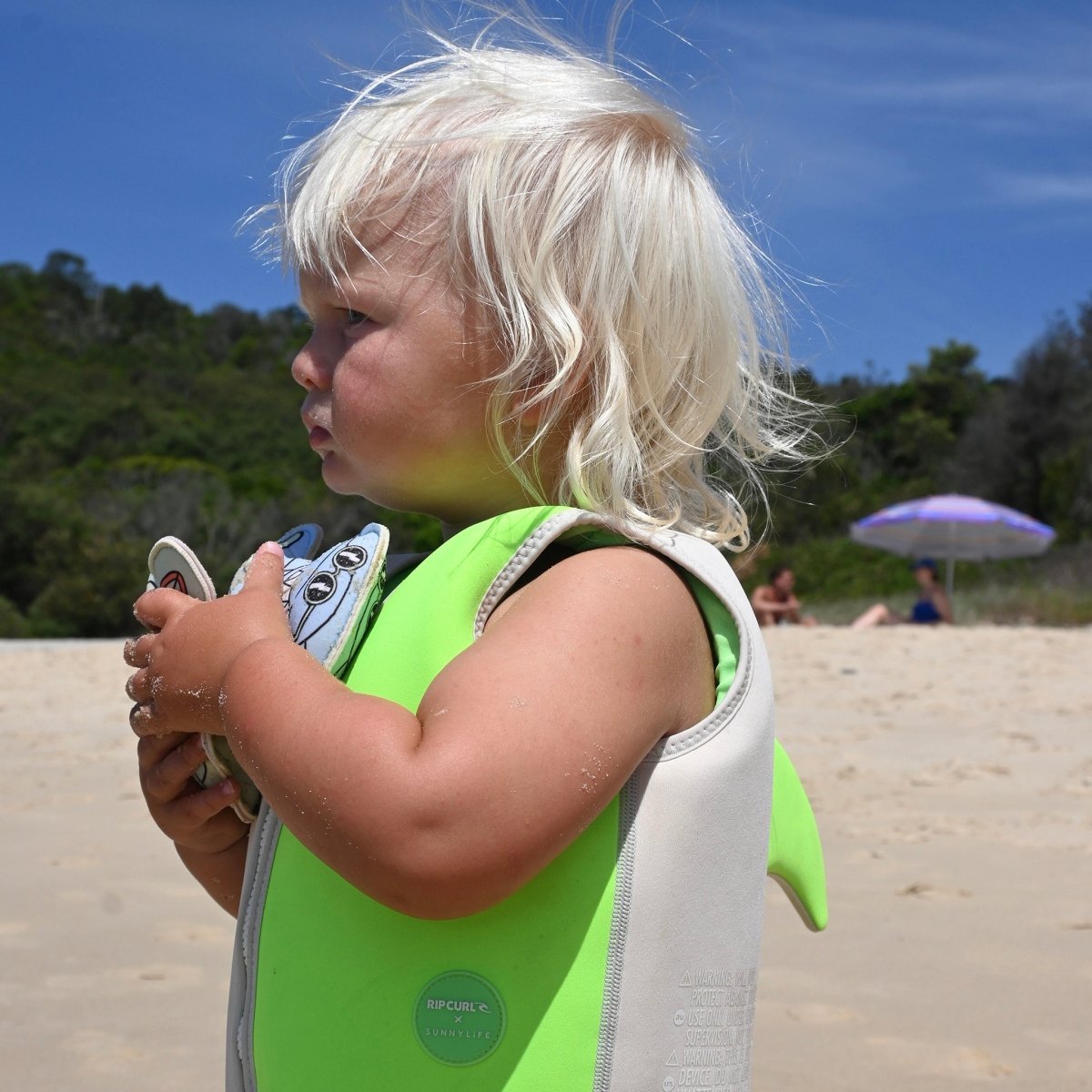 Kids Swim Vest 1 - 2 - Shred Shark - SUNNYLiFE AU
