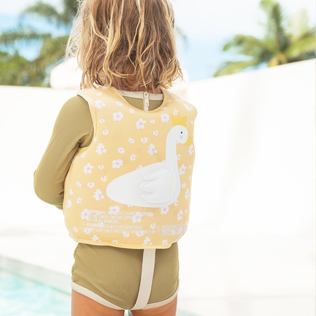 Kids Swim Vest 2 - 3 - Princess Swan - SUNNYLiFE AU