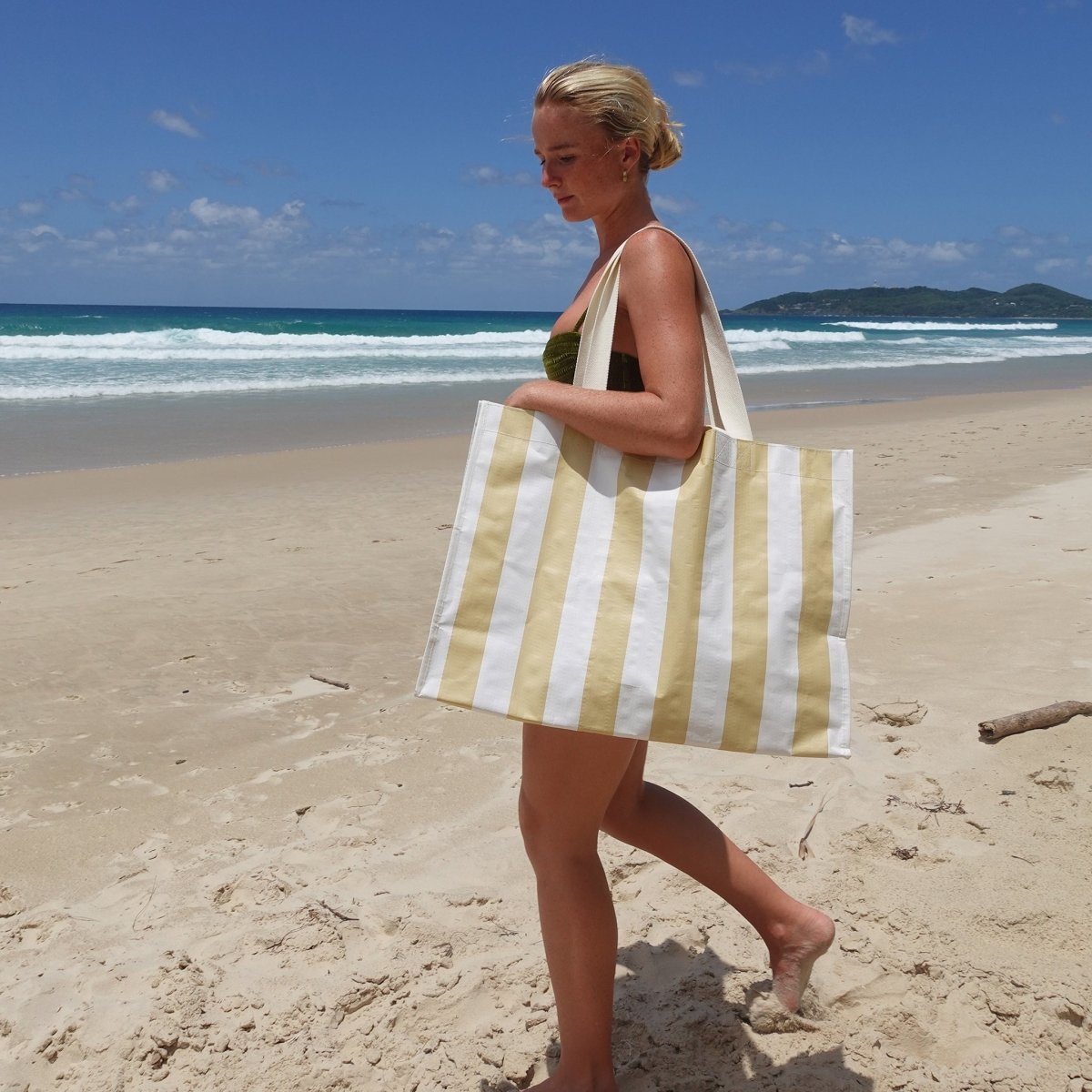 Carryall Beach Bag - Butternut - SUNNYLiFE AU