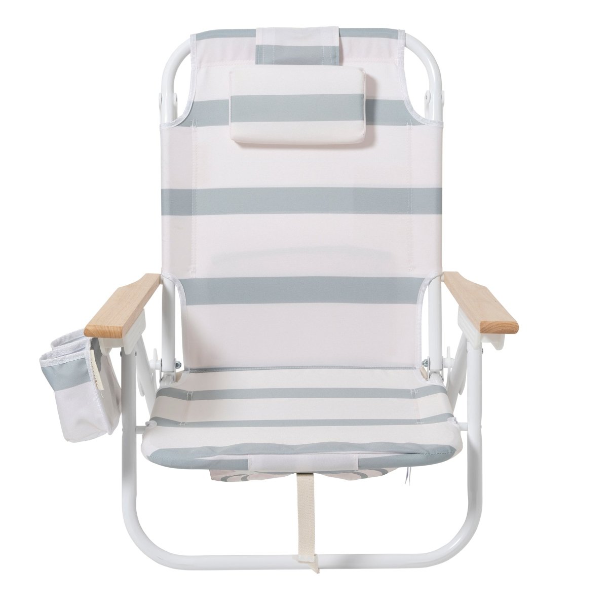 Deluxe Beach Chair - Sea Sage Stripe - SUNNYLiFE AU
