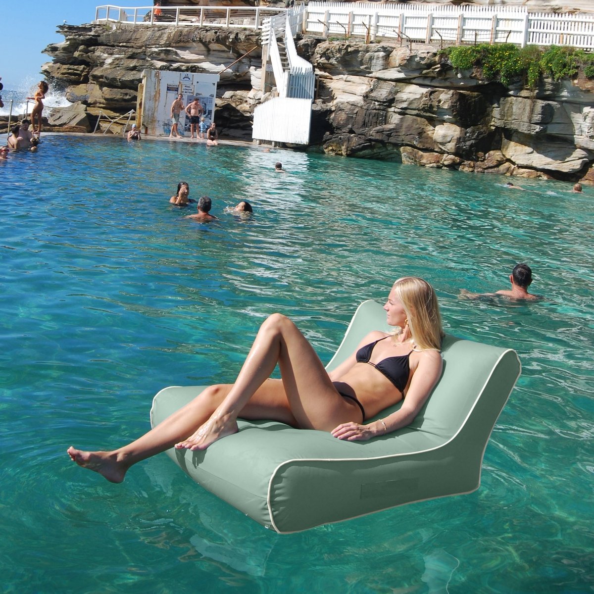 Luxe Floating Chair - Sea Sage - SUNNYLiFE AU