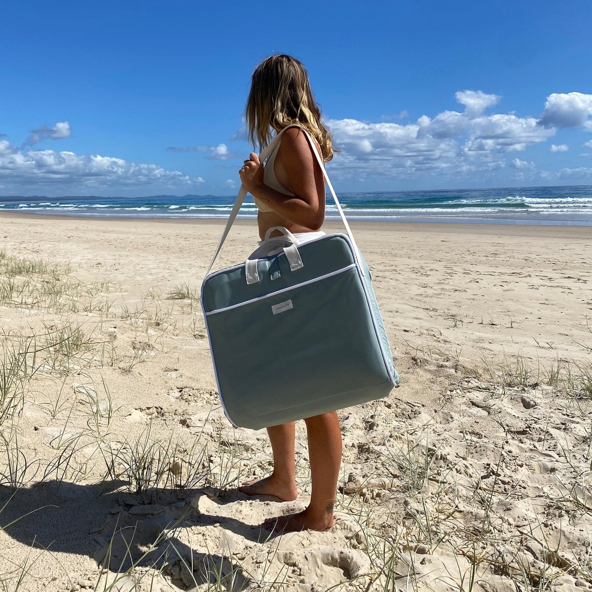 Take Anywhere Folding Chair - Sea Sage - SUNNYLiFE AU