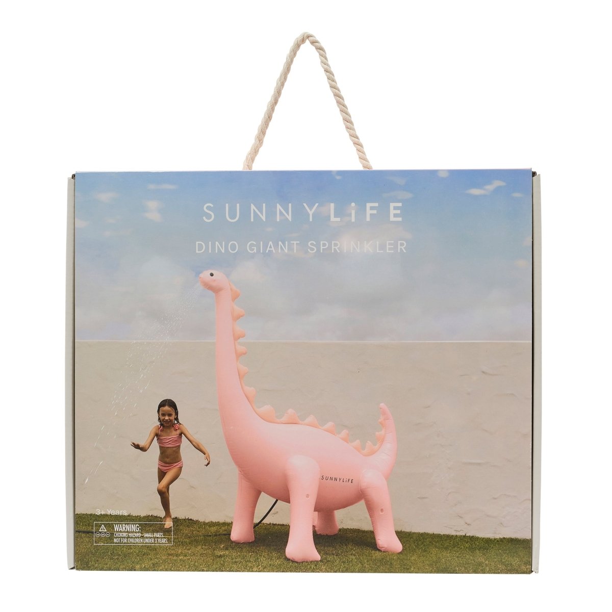 Inflatable Dino Giant Sprinkler - Pink - SUNNYLiFE AU
