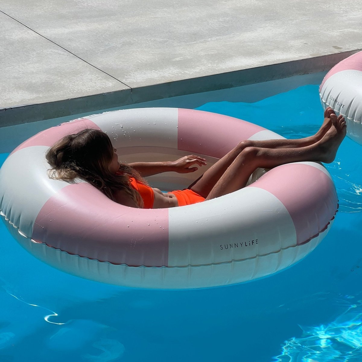 Luxe Pool Ring - Stole My Heart Pink - SUNNYLiFE AU