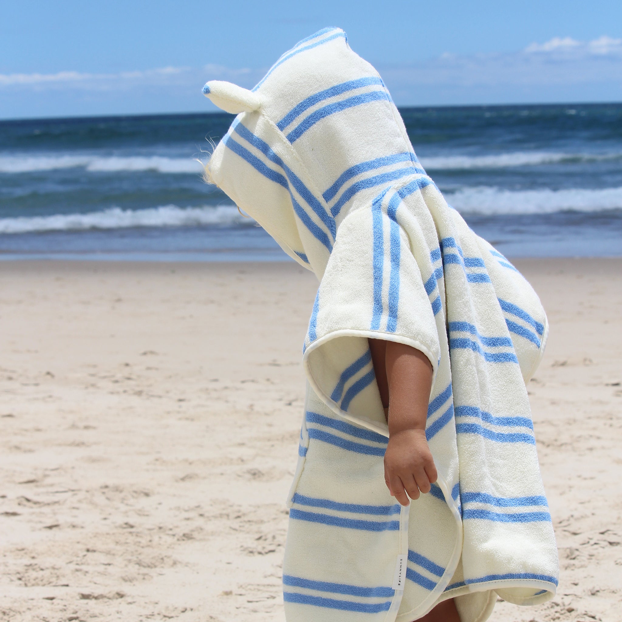 Kids Hooded Towel - Sammy the Seagull