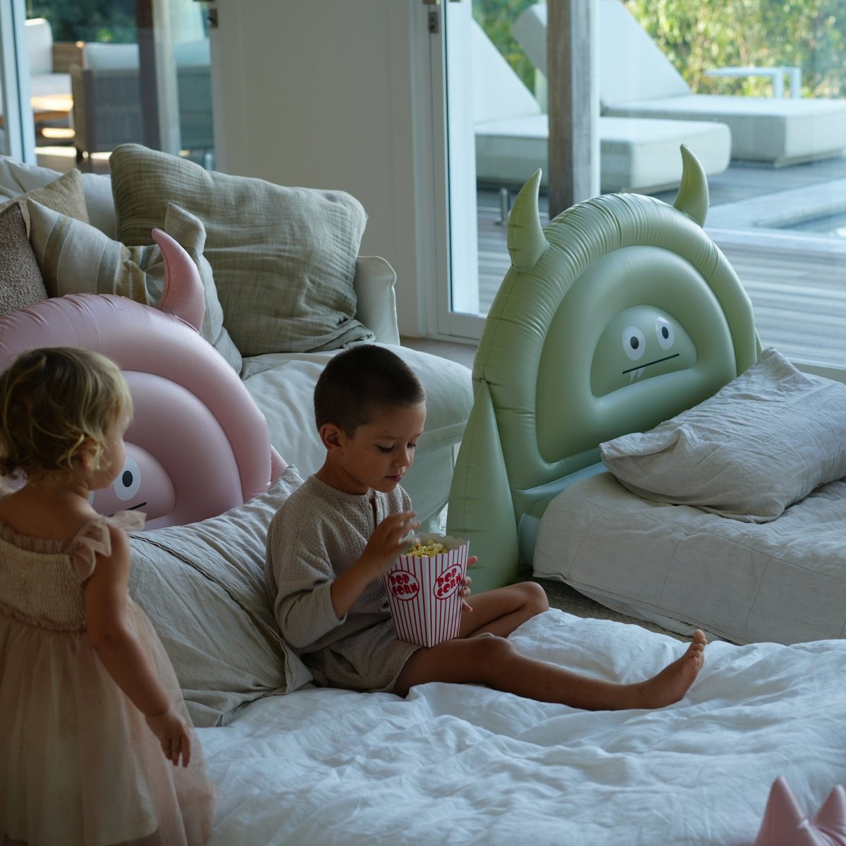 Kids Air Mattress - Monster Sage - SUNNYLiFE AU