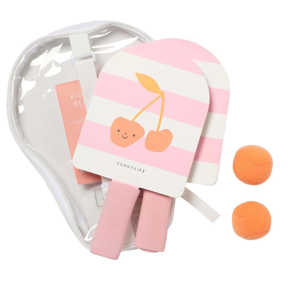 Kids Velcro Beach Bats - Cotton Candy - SUNNYLiFE AU