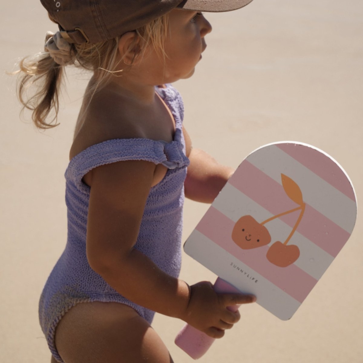 Kids Velcro Beach Bats - Cotton Candy - SUNNYLiFE AU
