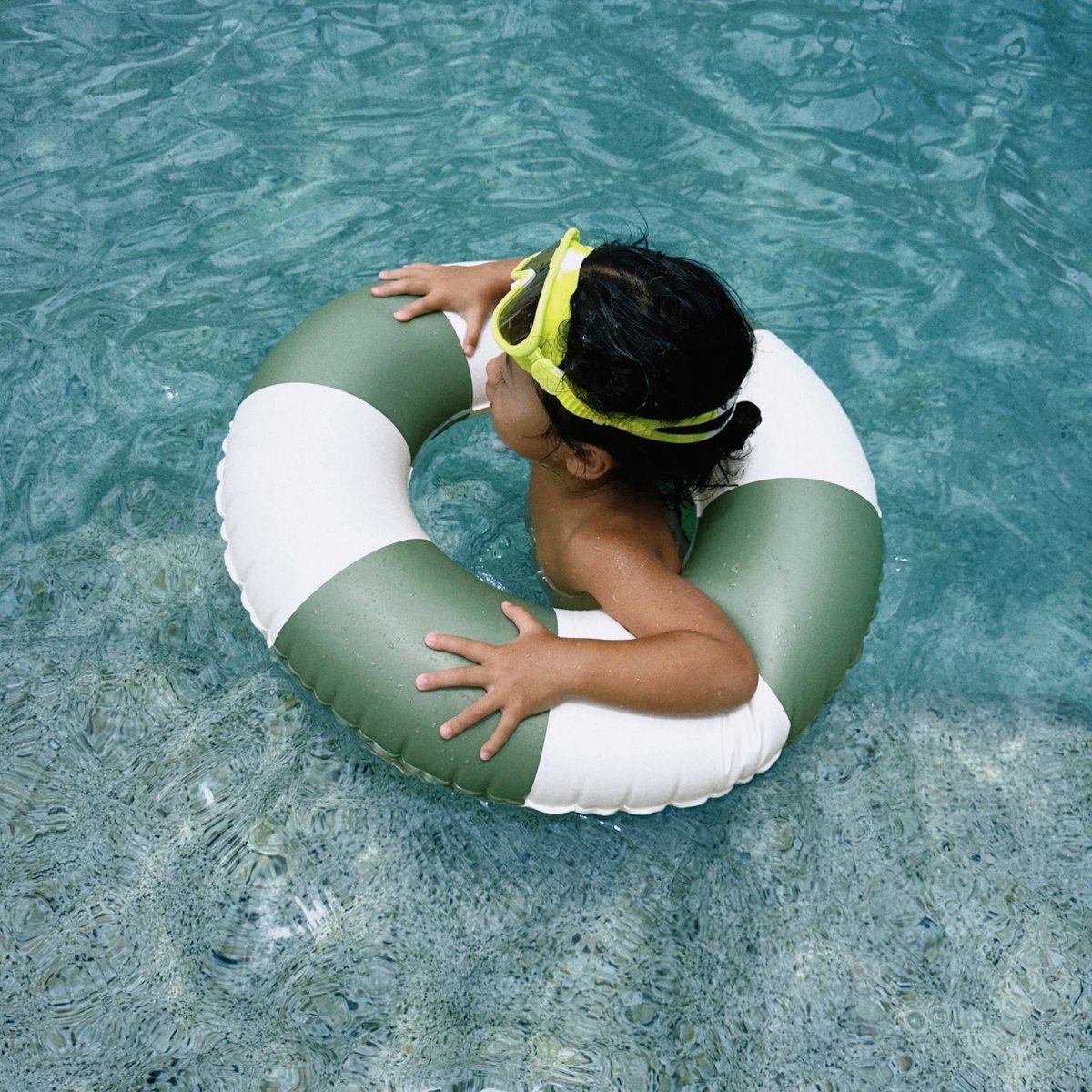 Mini Tube Pool Ring - Olive - SUNNYLiFE AU