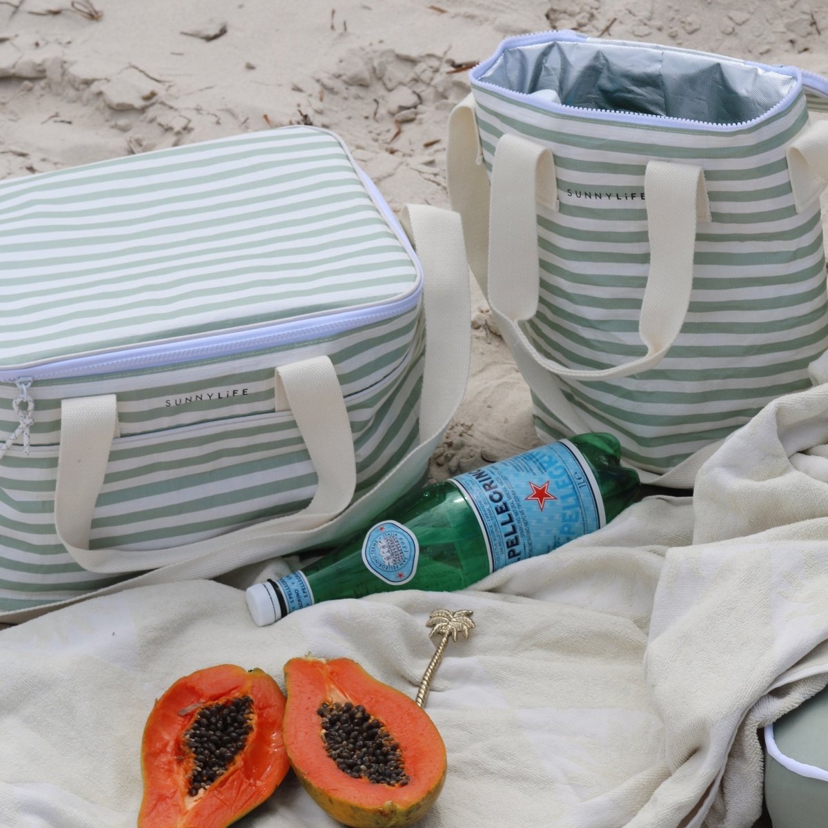 Light Cooler Bag - Sea Sage - SUNNYLiFE AU
