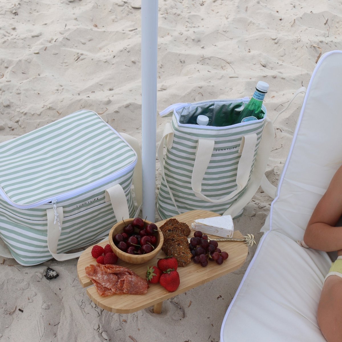 Light Cooler Drinks Bag - Sea Sage - SUNNYLiFE AU