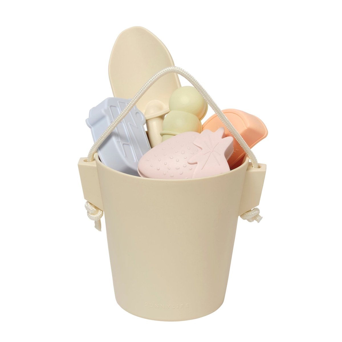Silicone Bucket & Spade Set - Apple Sorbet - SUNNYLiFE AU