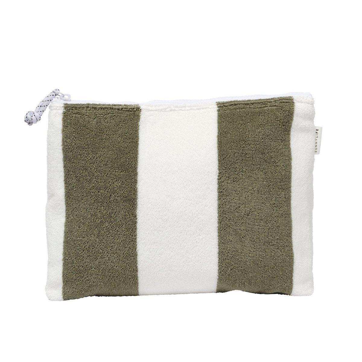Terry Beach Pouch - Olive - SUNNYLiFE AU