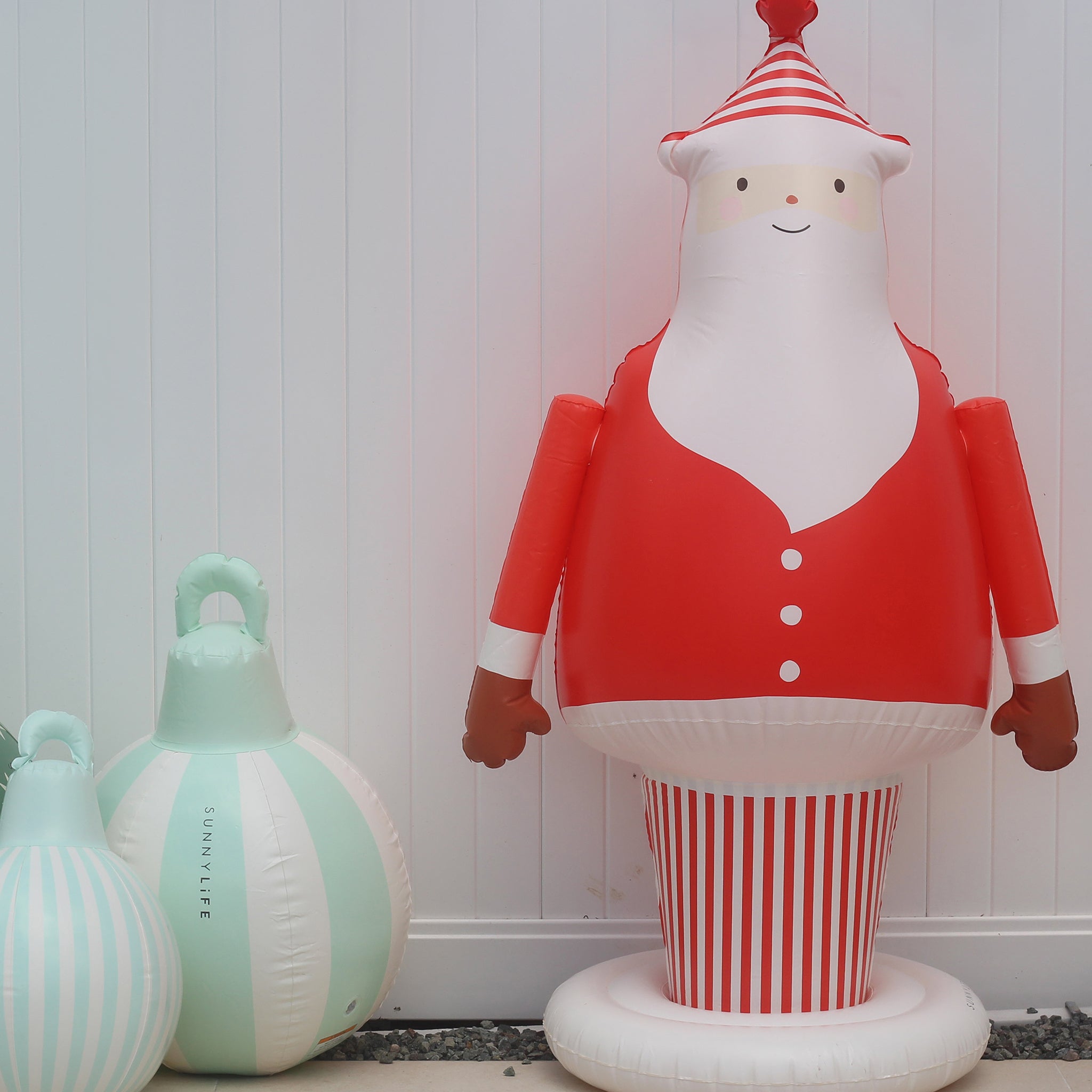 Light Up Inflatable Christmas Standing Santa Character