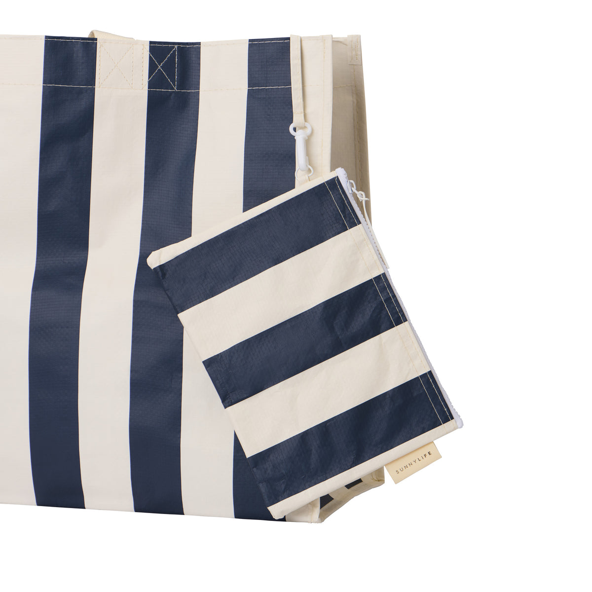Carryall Beach Bag - Marine Stripe