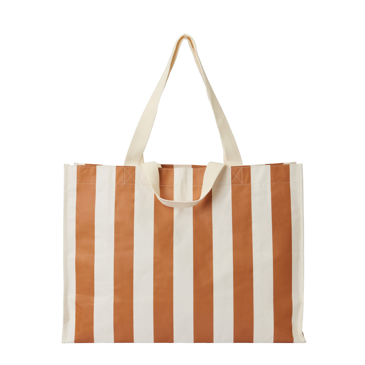 Carryall Beach Bag - Clay Stripe