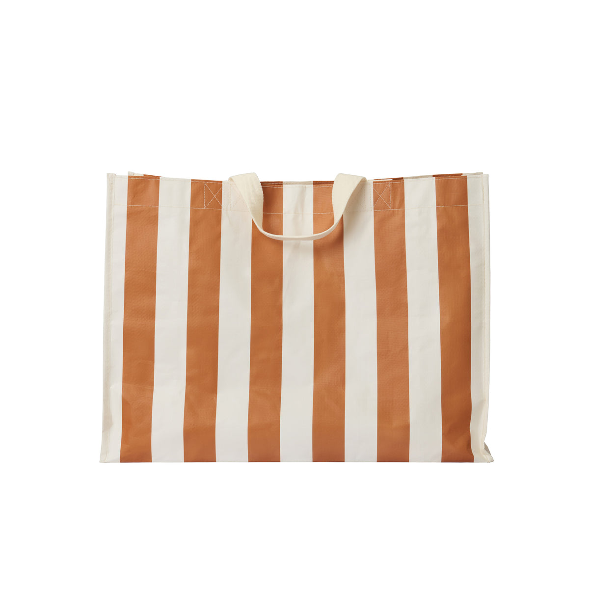 Carryall Beach Bag - Clay Stripe