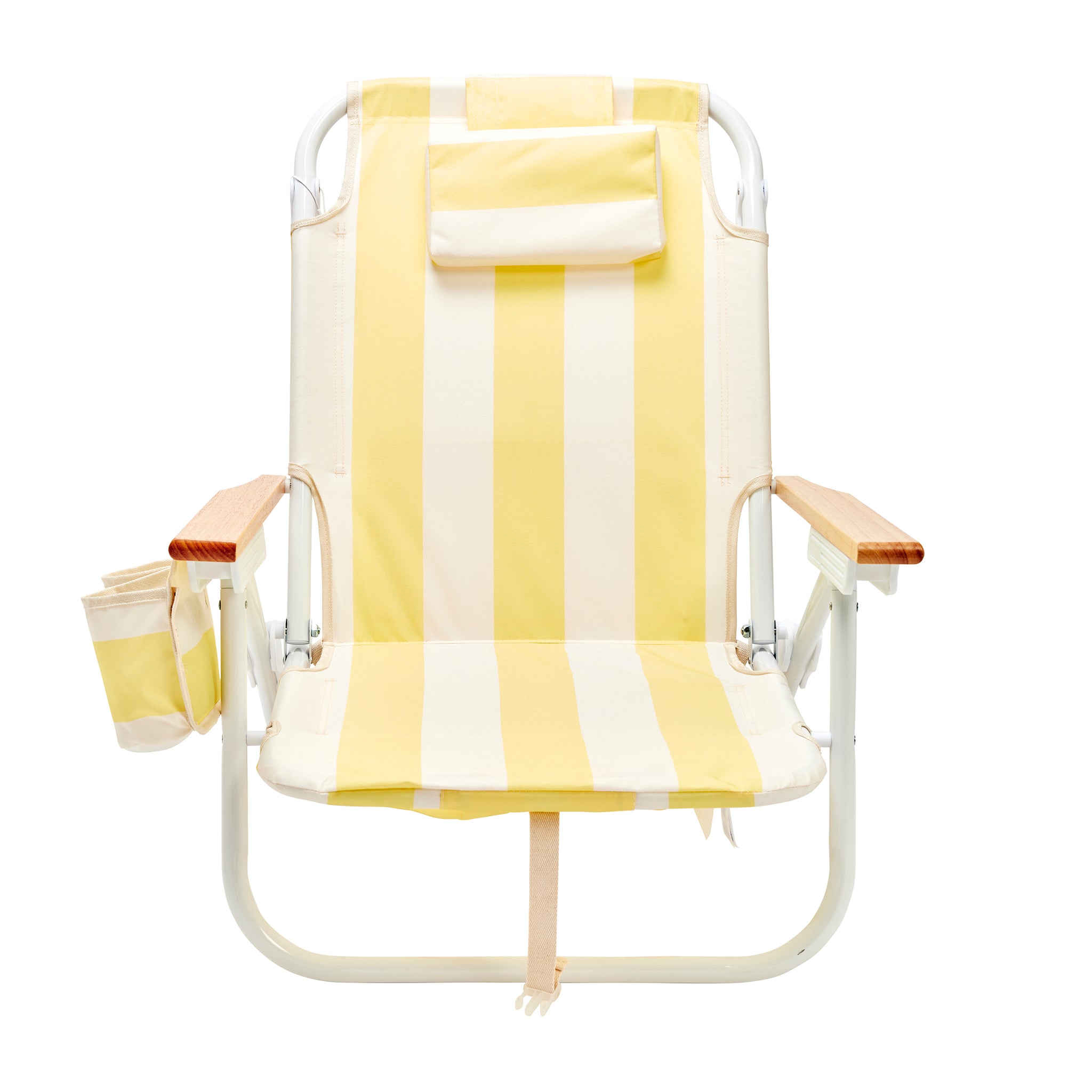 Beach Chair Deluxe - La Mer Limon Stripe