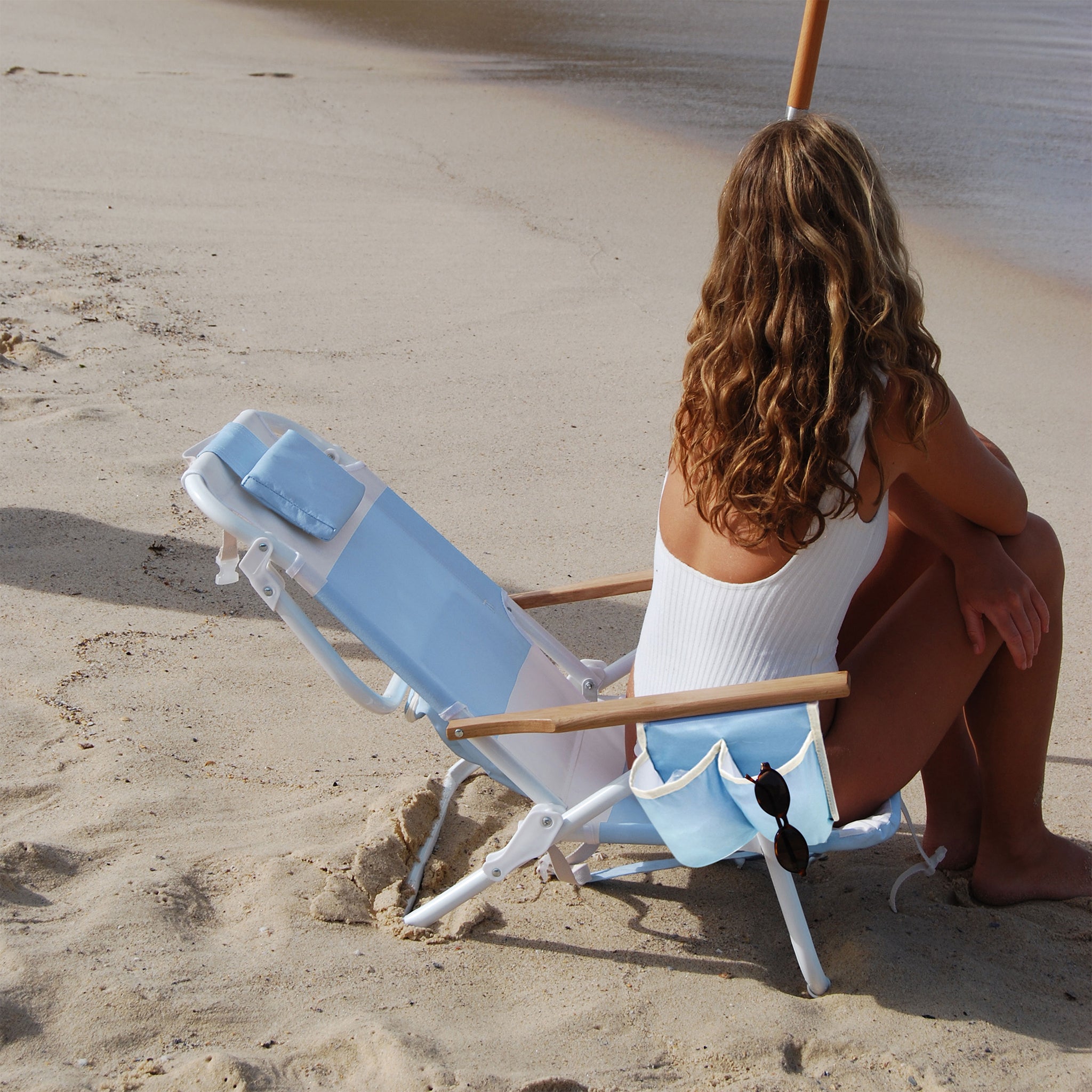 Beach Chair Deluxe - La Mer Med Blue