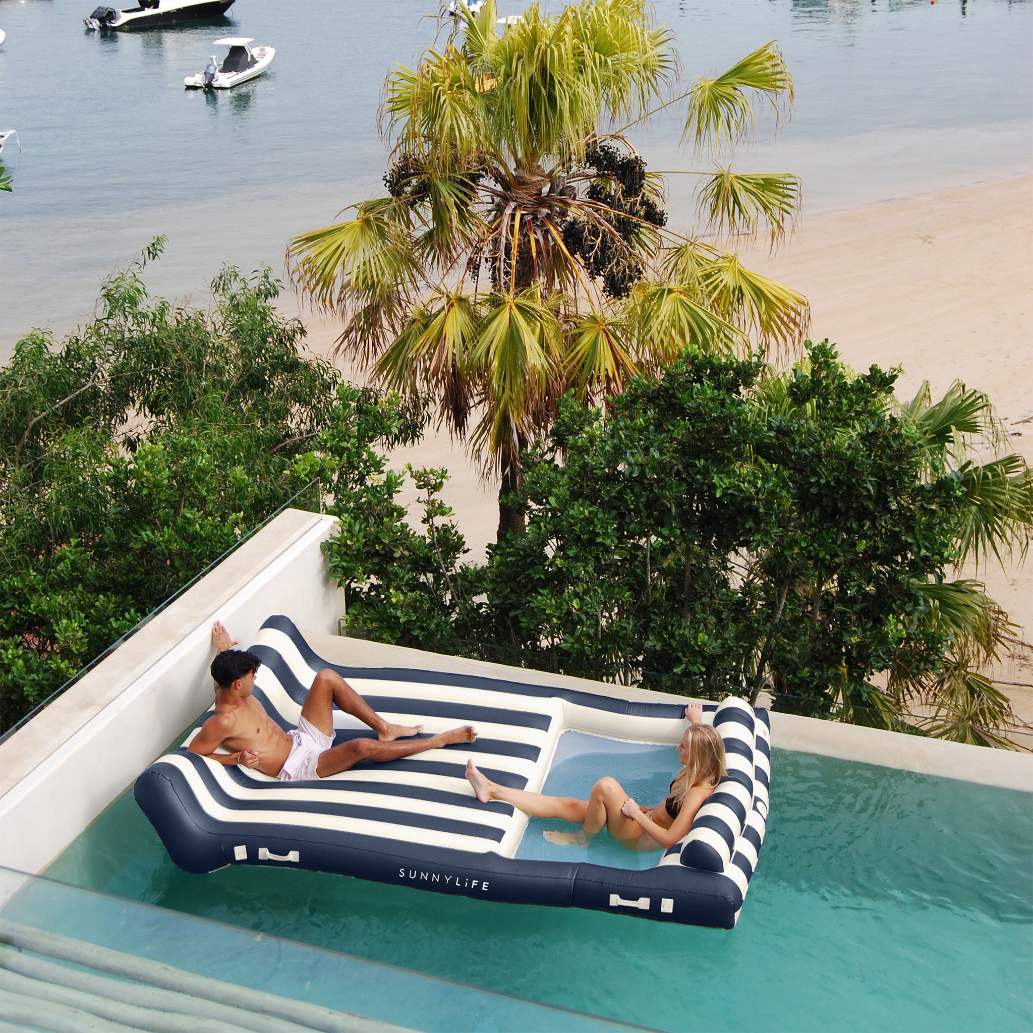 Floating Oasis - Marine Stripe