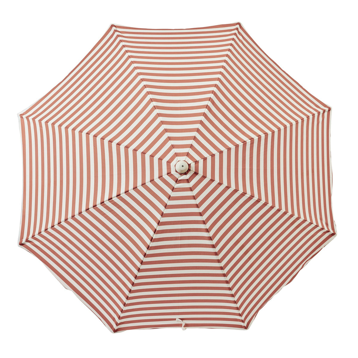 Luxe Beach Umbrella - Tierra Clay Stripe - SUNNYLiFE AU