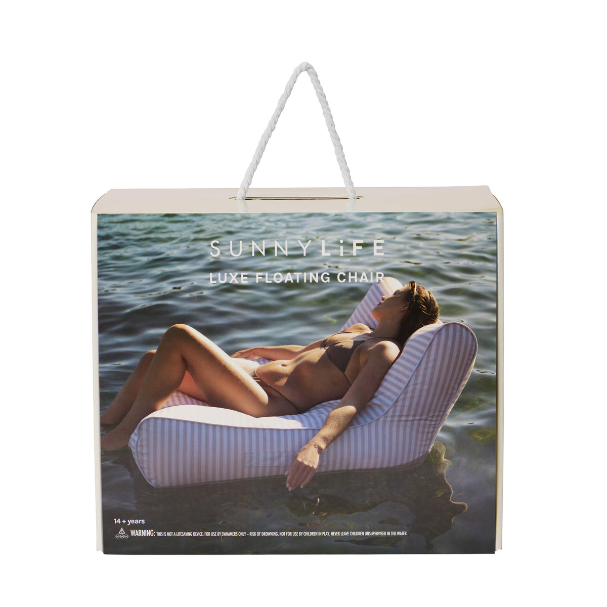 Luxe Floating Chair - Oyster Stripe