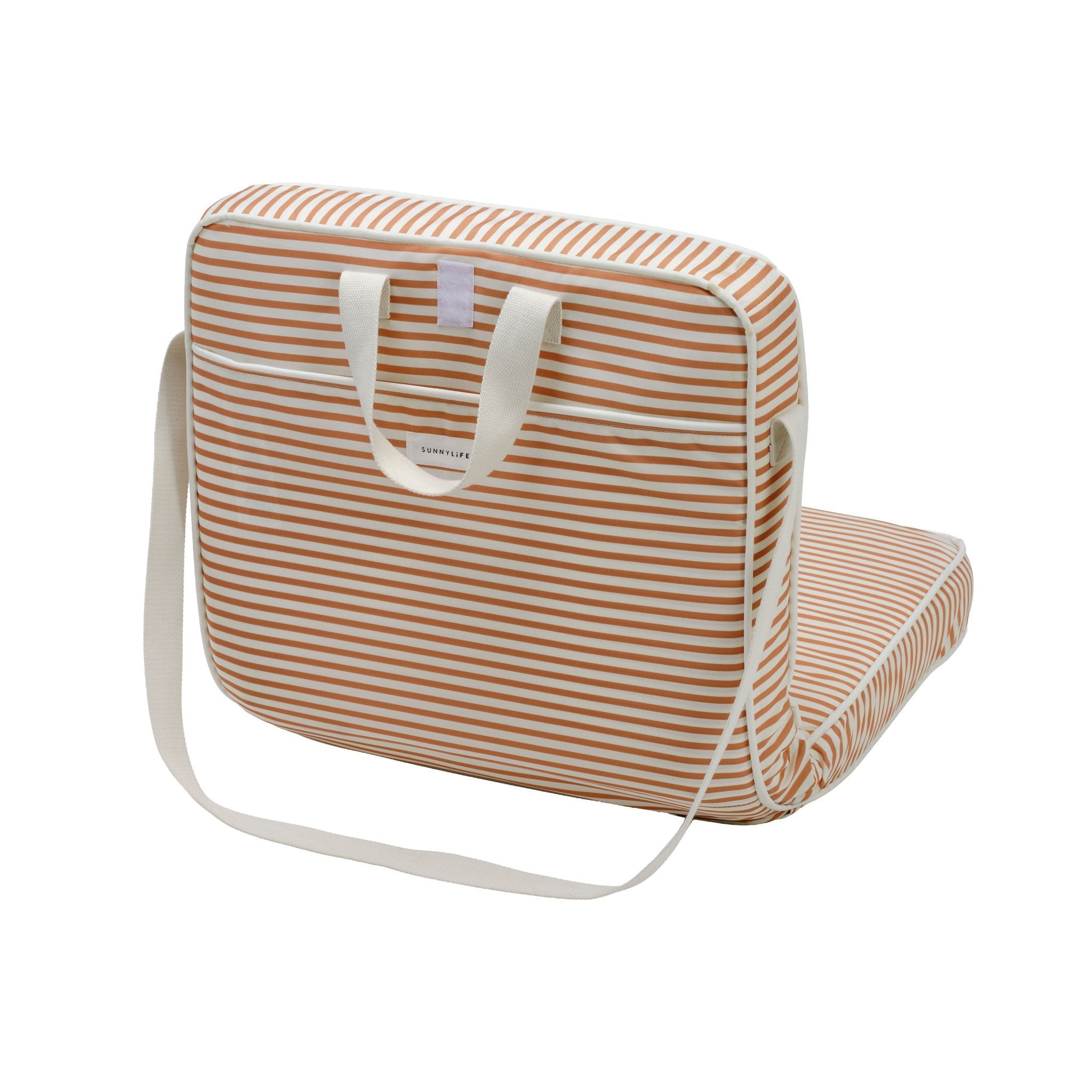Take Anywhere Folding Chair - Clay Stripe - SUNNYLiFE AU