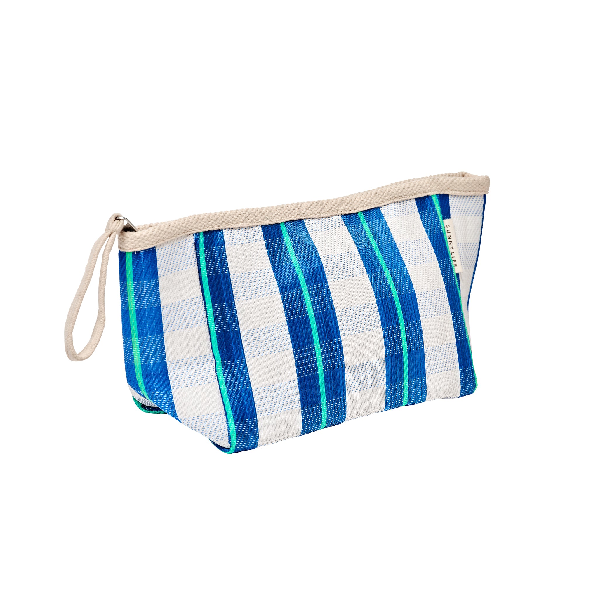 Beach Pouch - Blue Neon