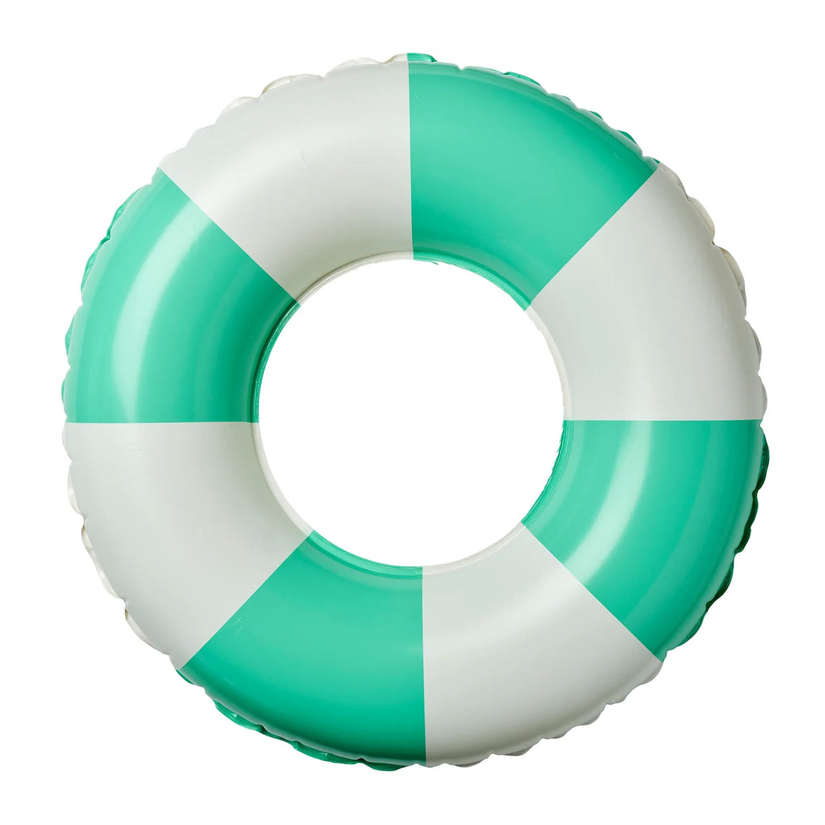 Mini Tube Pool Ring - Green Stripe