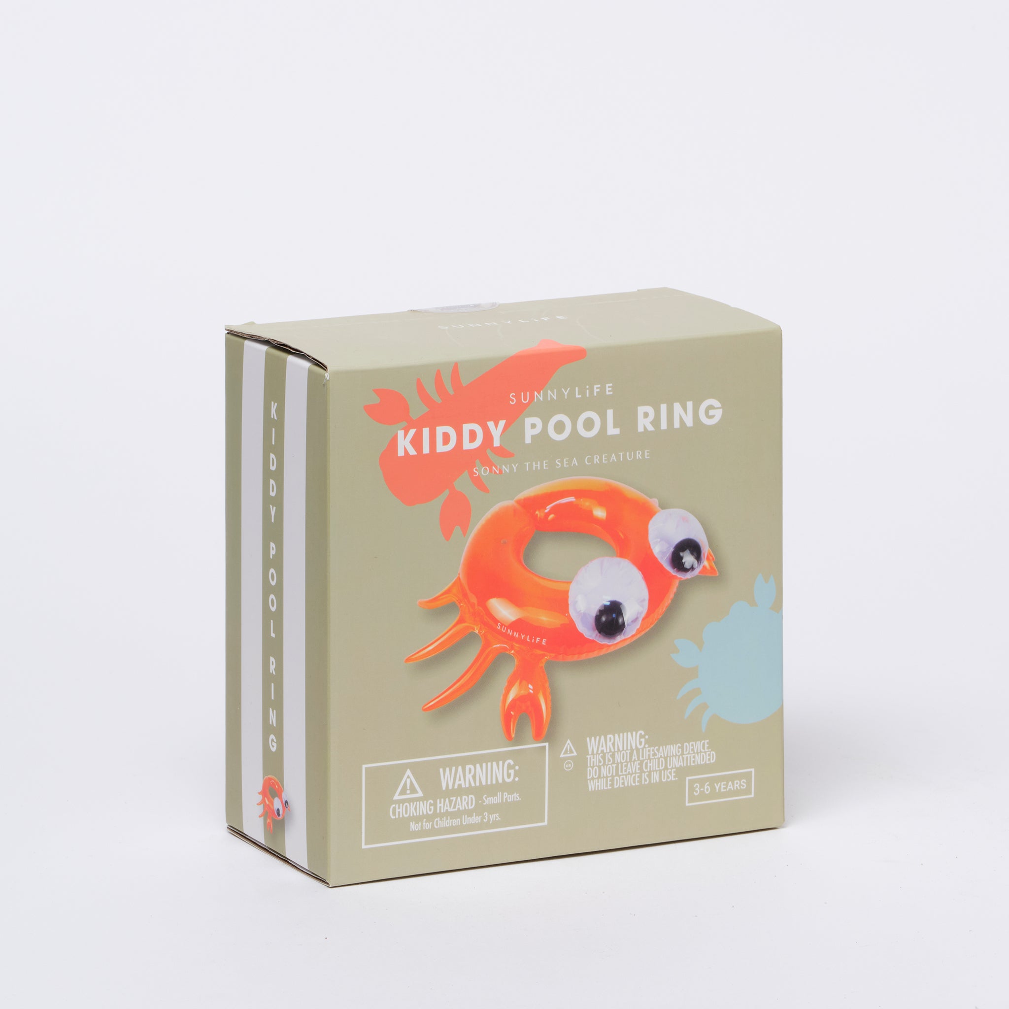 Kiddy Pool Ring | Sonny the Sea Creature Neon Orange