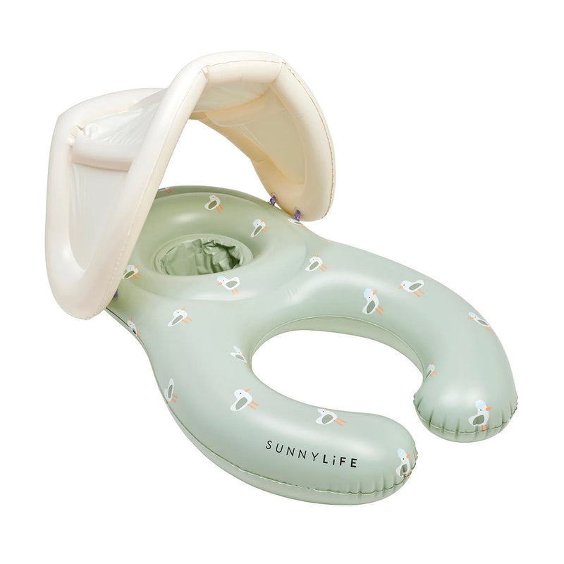 Float Together Baby Seat - Sammy the Seagull Green