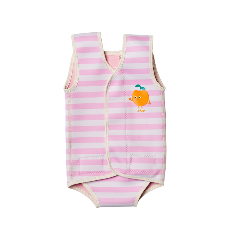 Baby Wetsuit - Poppy the Peach Pink Stripe