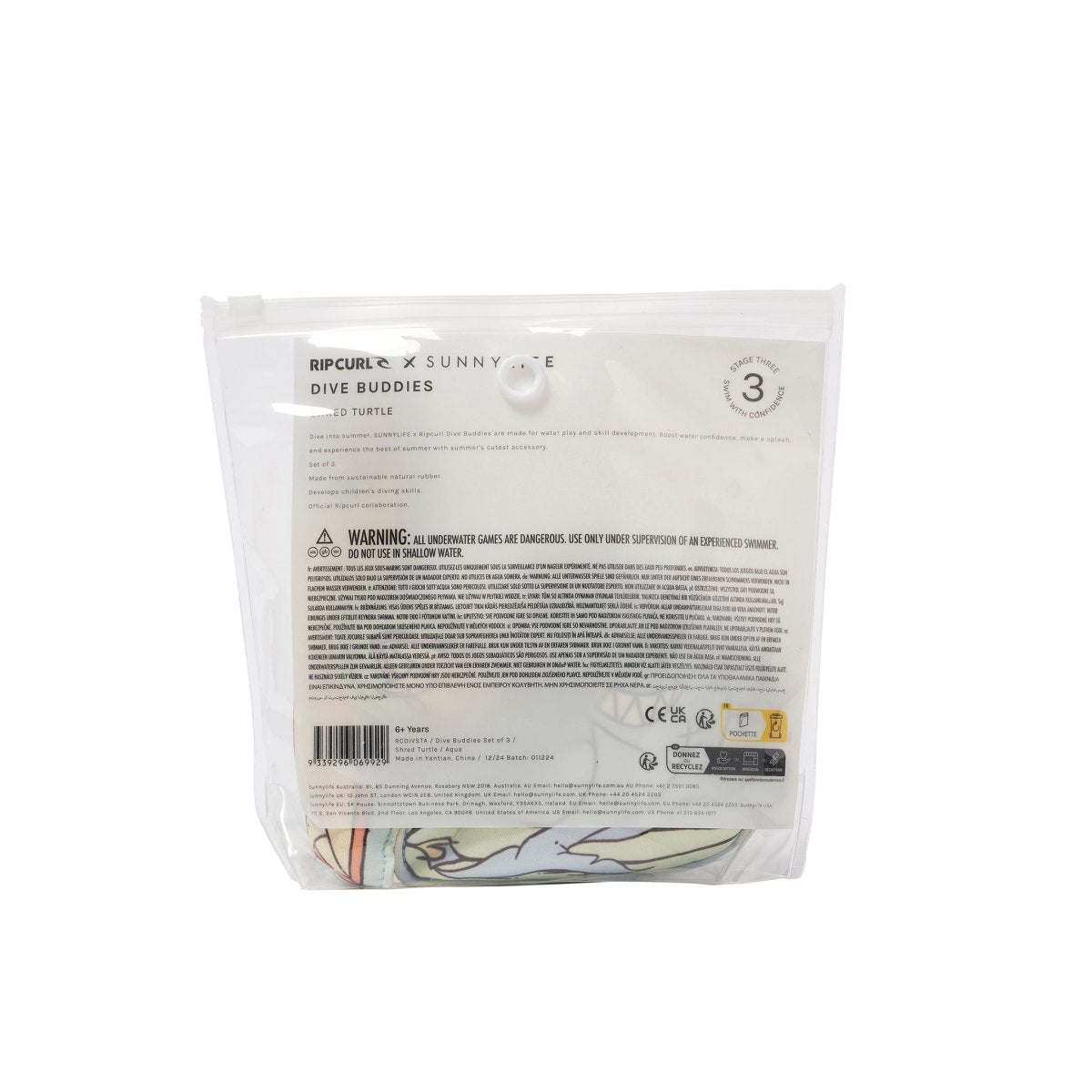 Dive Buddies - Shred Turtle - SUNNYLiFE AU