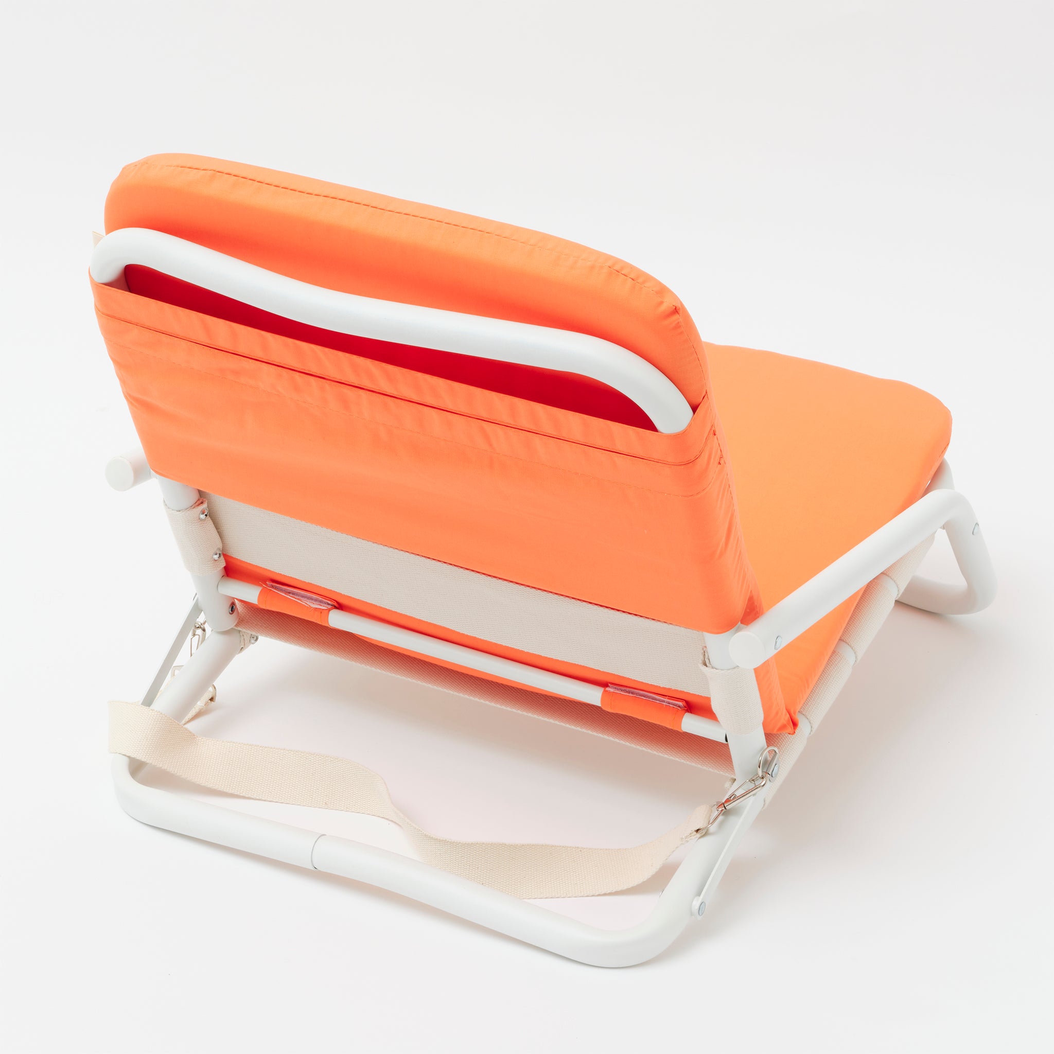 Cushioned Beach Chair | Canvas Melon