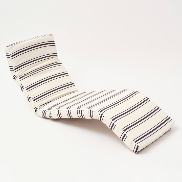 The Lounger Chair | Charcoal Stripe