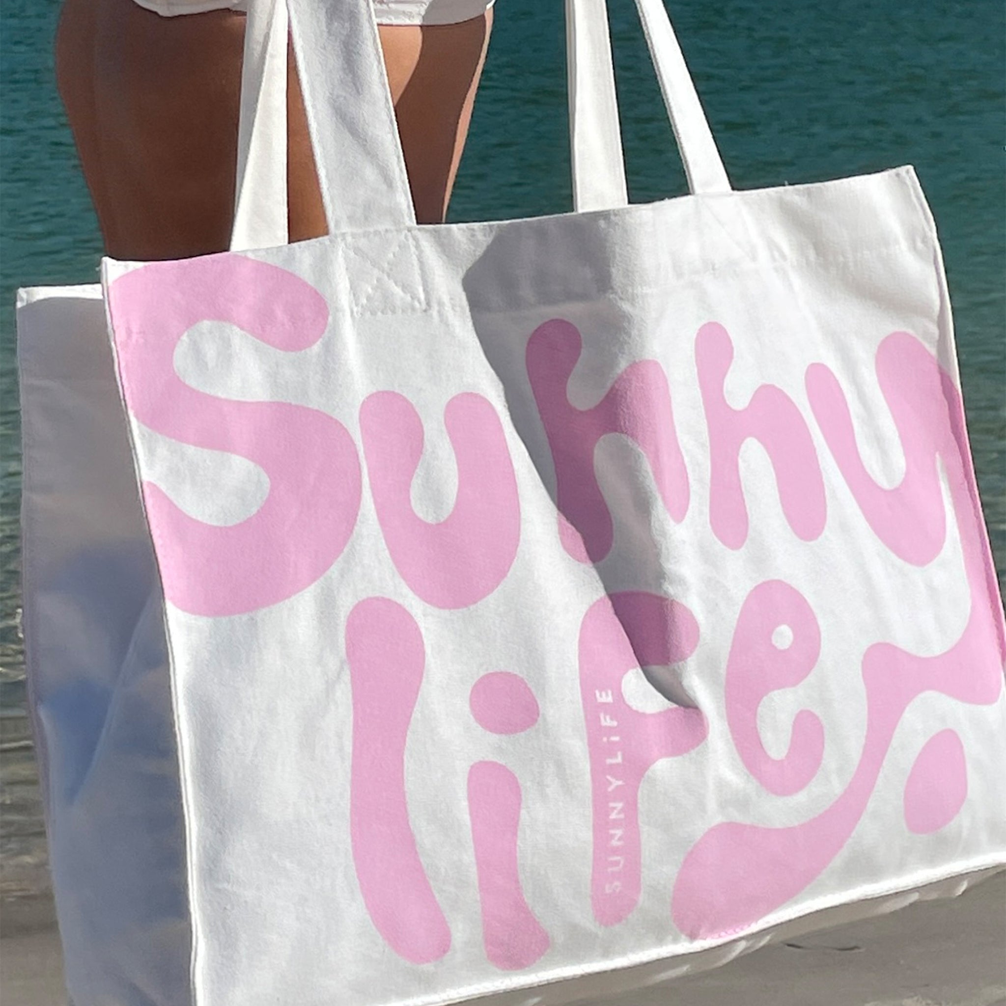 Sunnylife Canvas  | Tote Pink