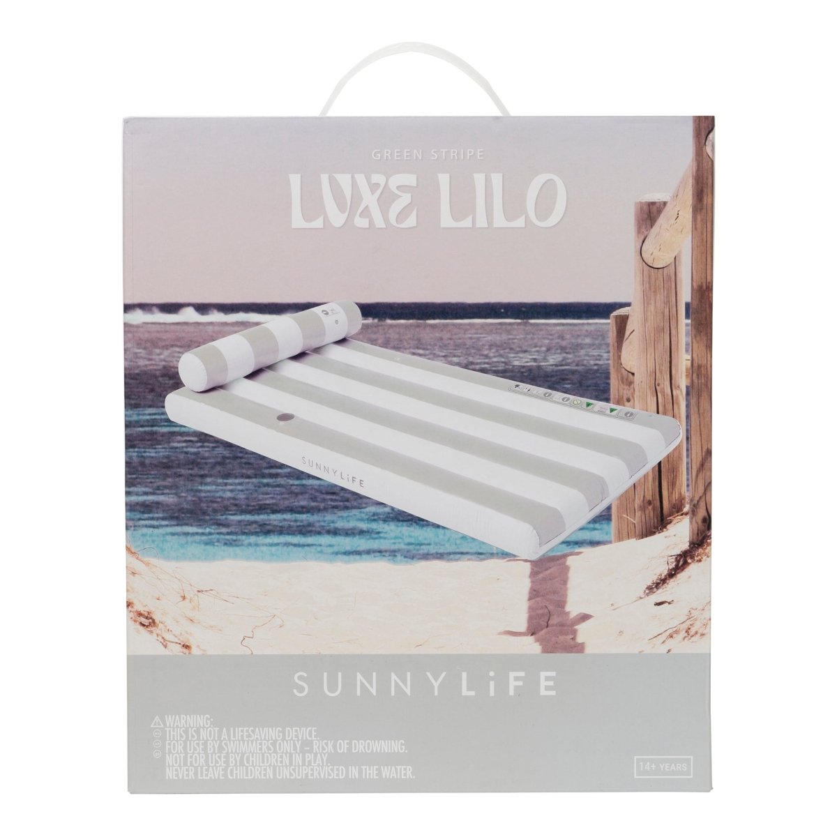 Luxe Lilo - Green - SUNNYLiFE AU