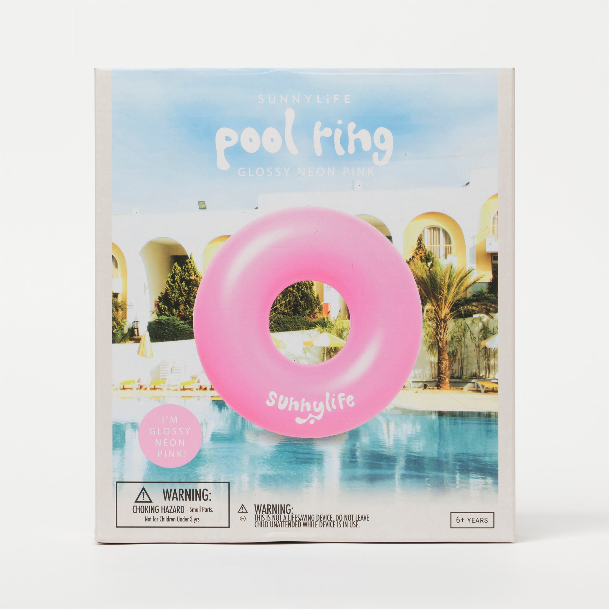 Pool Ring | Neon Pink