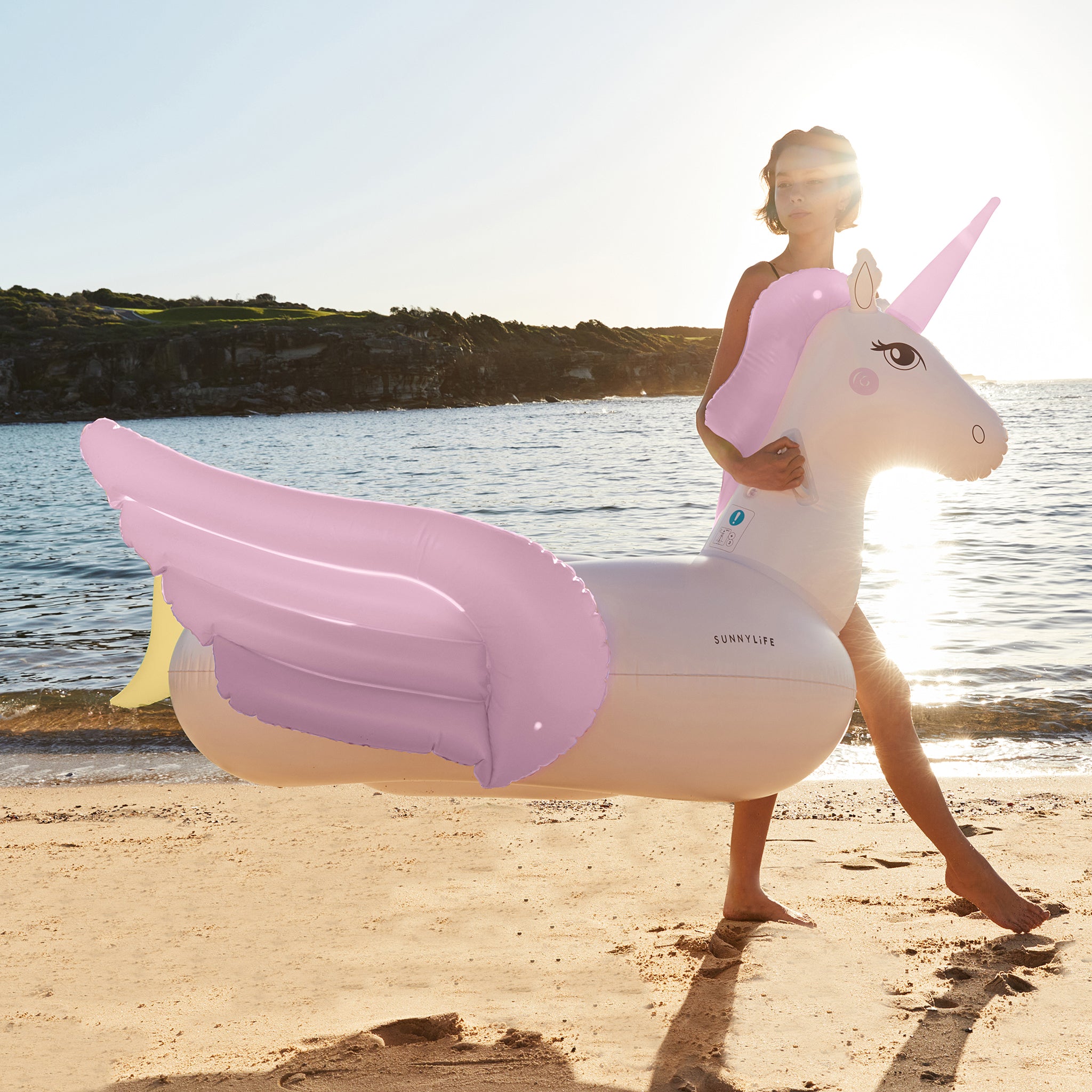 Luxe Ride-On Float | Unicorn Pastel