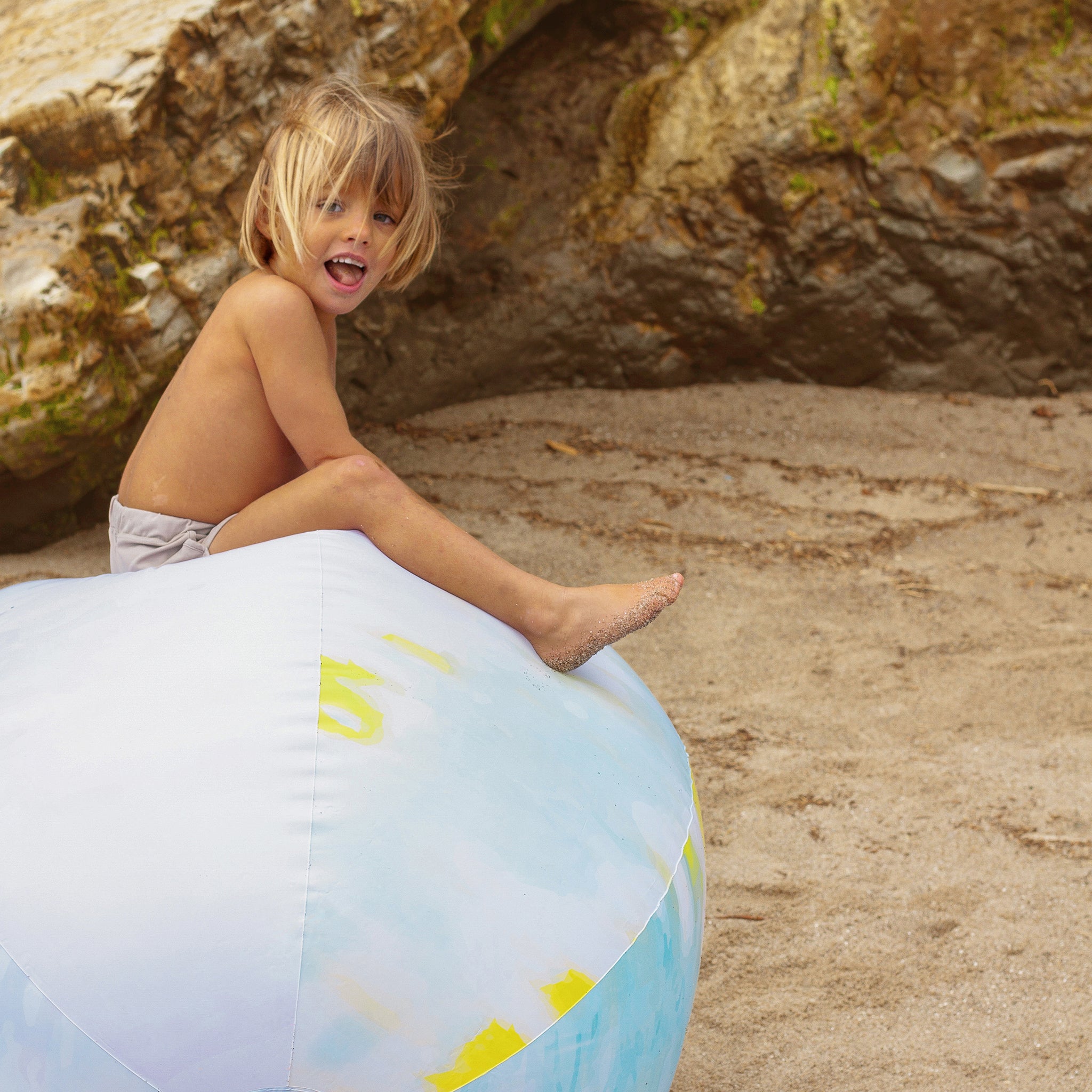 XL Inflatable Beach Ball | Tie Dye Sorbet