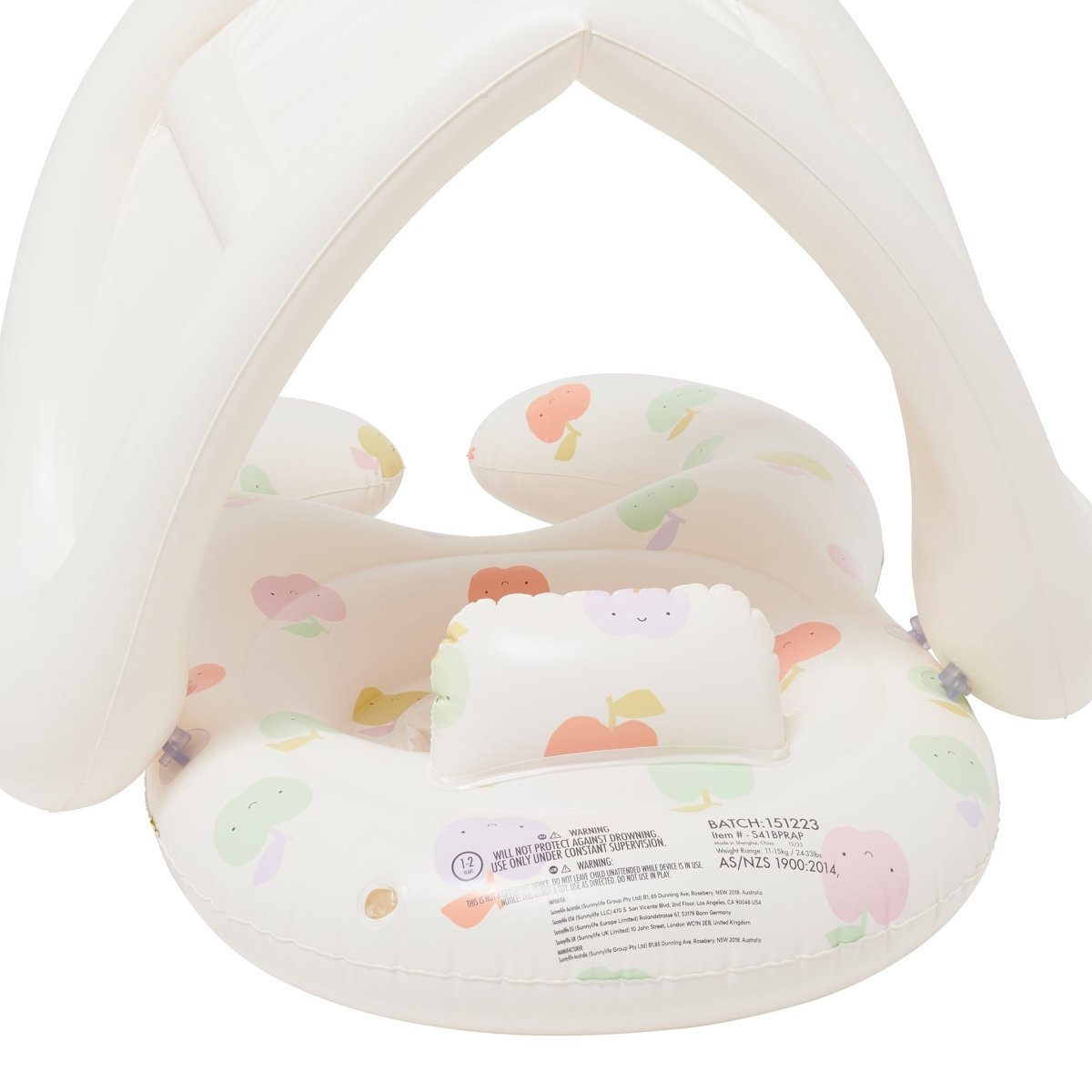 Float Together Baby Seat - Apple Sorbet - SUNNYLiFE AU