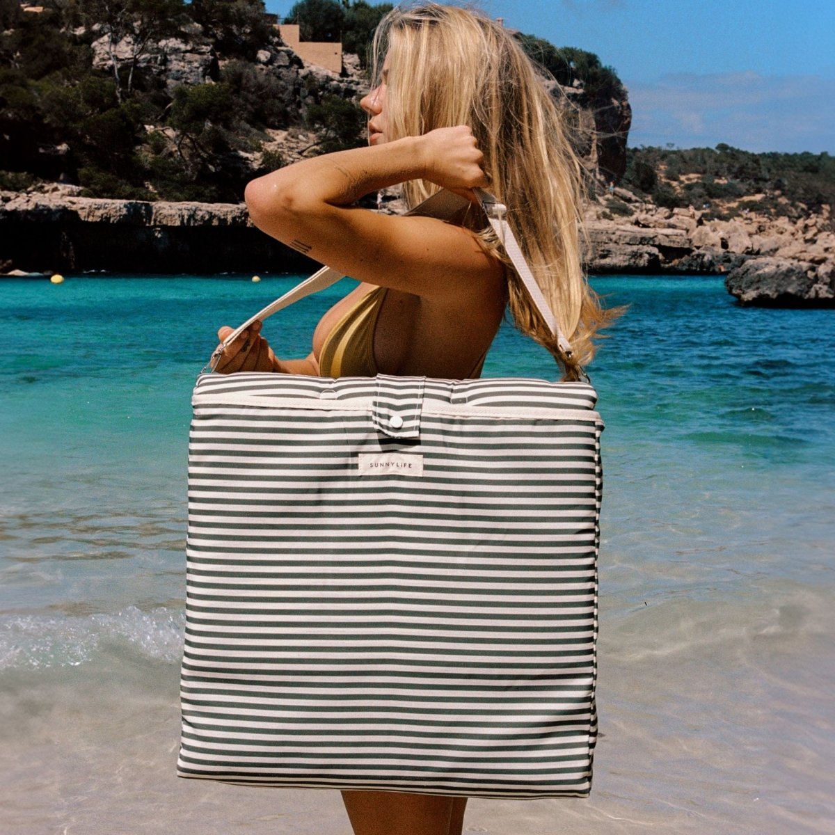 Backpack Straps Beach Chair Carry On Back Reclining Beach Chair