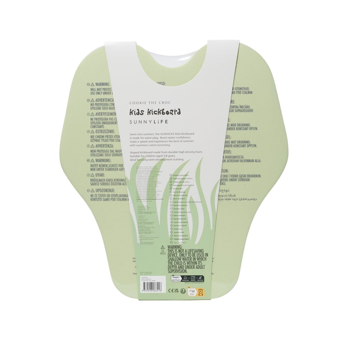 Kids Kickboard - Cookie the Croc - SUNNYLiFE AU
