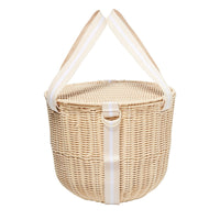 Round Picnic Cooler Basket