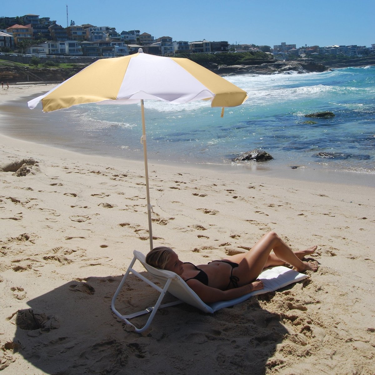 Compact Beach Umbrella - Butternut - SUNNYLiFE AU