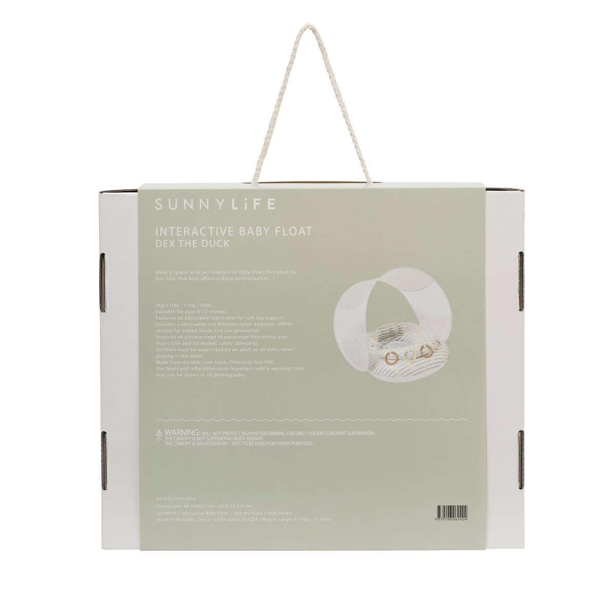 Interactive Baby Float - Dex the Duck - SUNNYLiFE AU