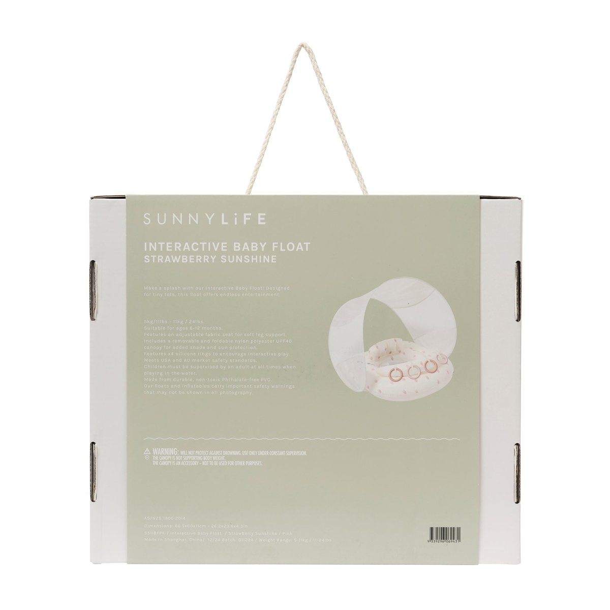 Interactive Baby Float - Strawberry Sunshine - SUNNYLiFE AU