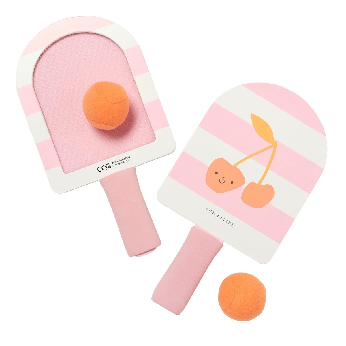 Kids Velcro Beach Bats - Cotton Candy - SUNNYLiFE AU